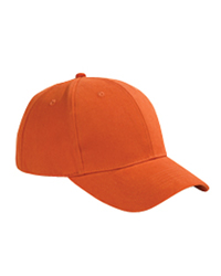 6-Panel Brushed Twill Structured Cap