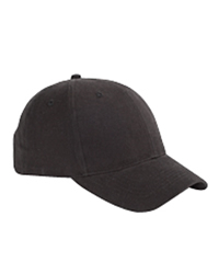 6-Panel Brushed Twill Structured Cap