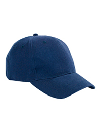 6-Panel Brushed Twill Structured Cap