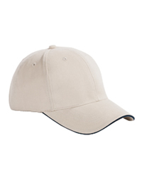 6-Panel Twill Sandwich Baseball Cap