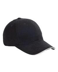 6-Panel Twill Sandwich Baseball Cap