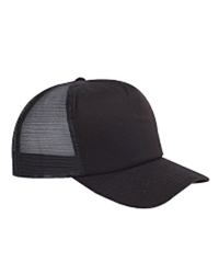 5-Panel Twill Trucker Cap