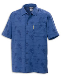 Snook Jacquard Print Men�s Short-Sleeve Shirt