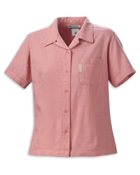 Snook Jacquard Print Ladies� Short-Sleeve Shirt