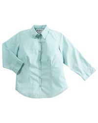 Halifax Cotton Ladies� 3/4-Sleeve Shirt