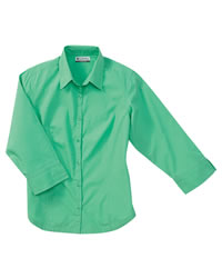 Halifax Cotton Ladies� 3/4-Sleeve Shirt