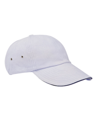 6-Panel Low-Profile Ultra Heavyweight Brushed Twill Sandwich Cap