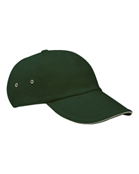 6-Panel Low-Profile Ultra Heavyweight Brushed Twill Sandwich Cap