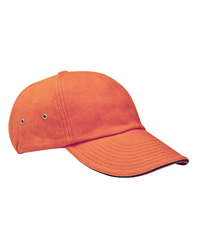 6-Panel Low-Profile Ultra Heavyweight Brushed Twill Sandwich Cap