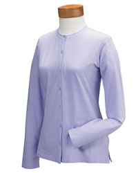 Stretch Jersey Long-Sleeve Cardigan