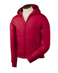 7.75 oz 50/50 Youth Full-Zip Hooded Sweatshirt