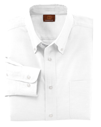 Long-Sleeve Oxford with Stain Release