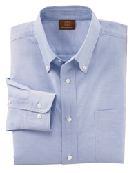 Long-Sleeve Oxford with Stain Release