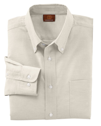 Long-Sleeve Oxford with Stain Release