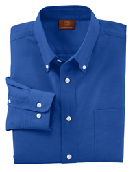 Long-Sleeve Oxford with Stain Release