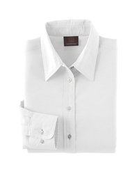 Long-Sleeve Oxford with Stain Release - Ladies� 
