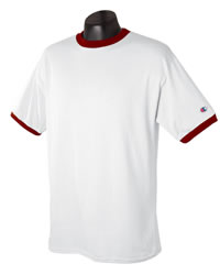5.7 oz Cotton Tagless Ringer T-shirt