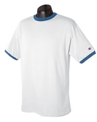 5.7 oz Cotton Tagless Ringer T-shirt