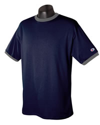 5.7 oz Cotton Tagless Ringer T-shirt