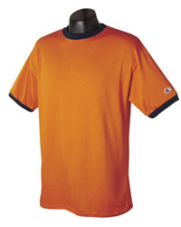 5.7 oz Cotton Tagless Ringer T-shirt