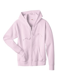 8 oz 80/20 Ladies� Fleece Full-Zip Hoodie