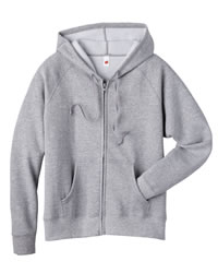 8 oz 80/20 Ladies� Fleece Full-Zip Hoodie