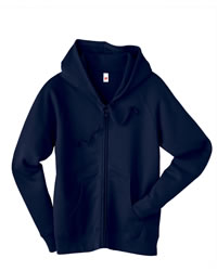 8 oz 80/20 Ladies� Fleece Full-Zip Hoodie