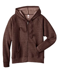 8 oz 80/20 Ladies� Fleece Full-Zip Hoodie