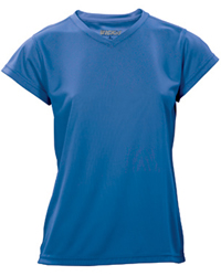 Ladies' Active V-neck Tee, UPF 50+